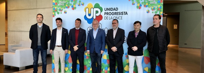 Representantes de la Unidad Progresista de la ONCE y PortAventura World