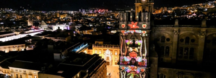 Videomapping Navideño Málaga 2021