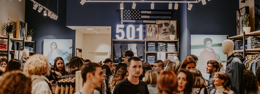 Vértigo COmunicación anfitrión de Levi's en su primera Store en Sevilla