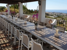 La Roca Rara terraza exterior