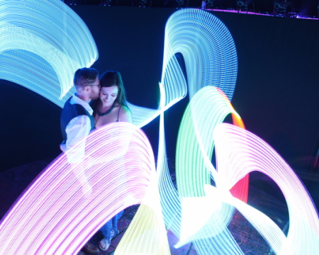Bullet Time Light Painting