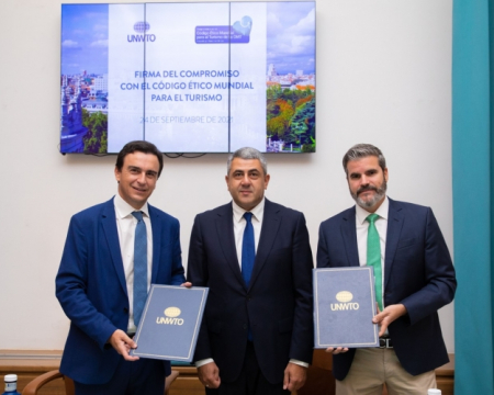 PALLADIUM HOTEL GROUP FIRMA EL CÓDIGO ÉTICO MUNDIAL PARA EL TURISMO DE LA OMT