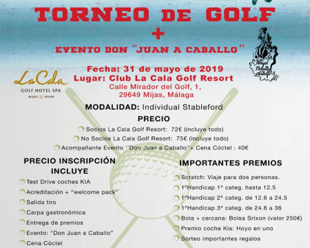 our de Golf KIA+ Que Eléctrico + Espectaculo ecuestre en La Cala Resort