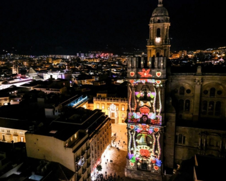 Videomapping Navideño Málaga 2021