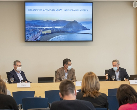 Rueda de prensa balance 2021 Kursaal