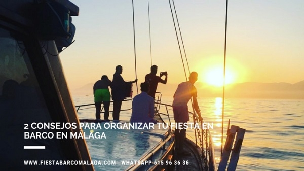 Fiestas en barco en Málaga