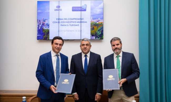 PALLADIUM HOTEL GROUP FIRMA EL CÓDIGO ÉTICO MUNDIAL PARA EL TURISMO DE LA OMT