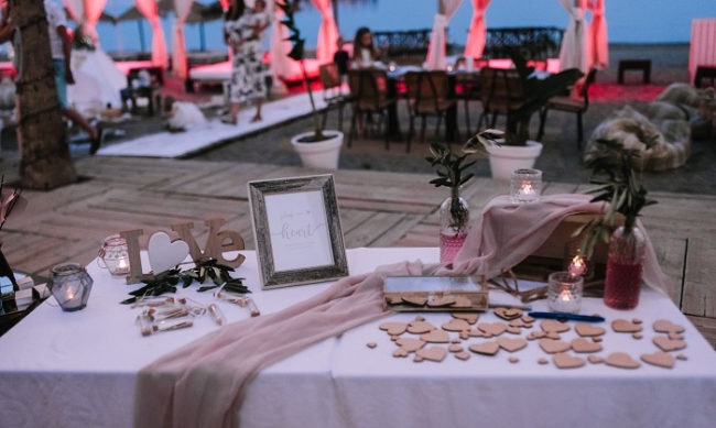 beach weading in Spain