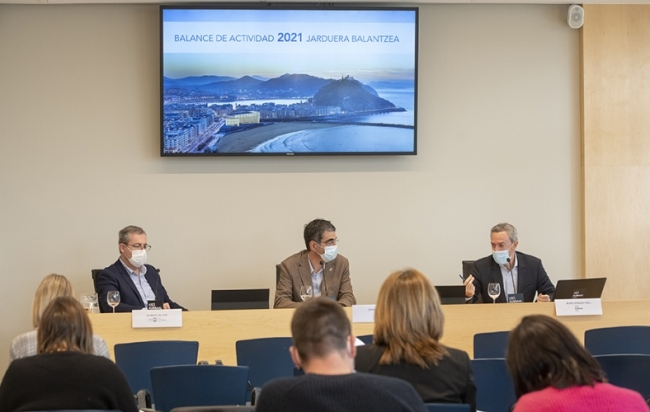 Rueda de prensa balance 2021 Kursaal