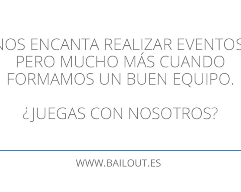 ¿JUEGAS CON NOSOTROS?