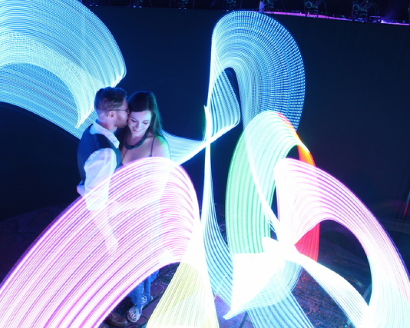 Bullet Time Light Painting