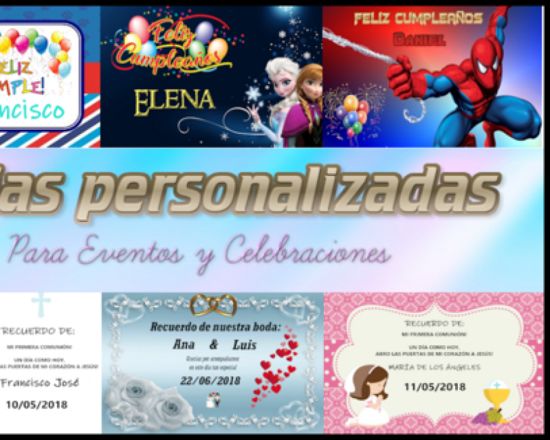 Regalos personalizados